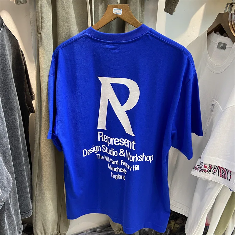 

Europe and the United States street summer men and women oversized loose round neck casual short-sleeved T-shirt trend