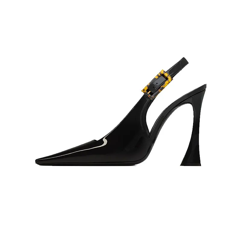 Женская толстовка с острым носком на очень высоком тонком каблуке сексуальная и