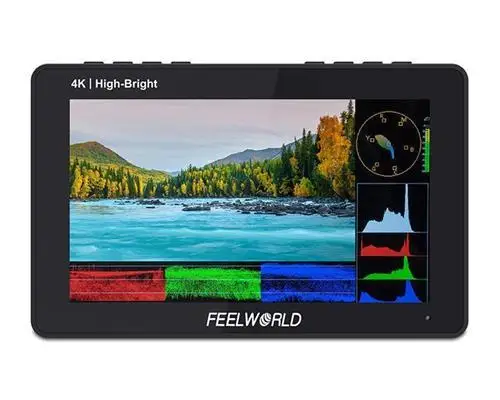 Фото FEELWORLD F5 PROX Dslr Полевой монитор 5,5-дюймовый 1600-nit сенсорный экран DSLR-камера Полевой монитор яркой HD-камеры Монитор №1