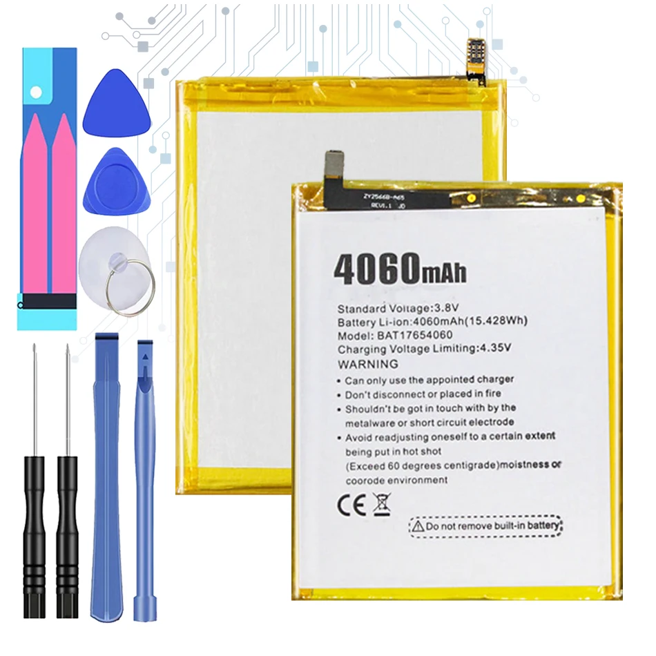 

BAT17654060 4060mAh Battery BAT17654060 Mix2 High Quality Replacement Battery For Doogee Mix 2 Mobile Phone Batteria