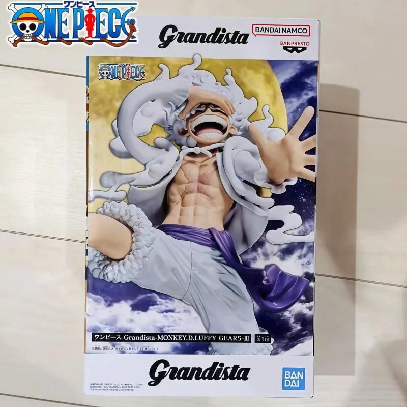 Фото Коллекционная фигурка Banpresto One Piece Grandista Gear 5 Nika Luffy из ПВХ для взрослых, для аниме-коллекции, для демонстрации на рабочем столе №1
