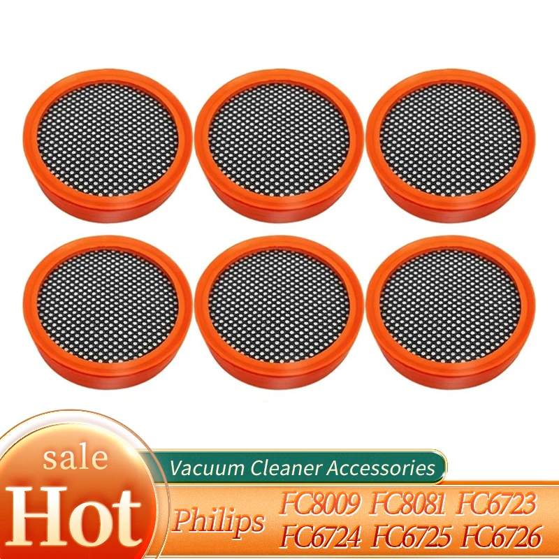 Моющийся Hepa-фильтр для пылесоса Philips FC8009 FC8081 FC6723 FC6724 FC6725 FC6726 FC6727 FC6728 FC6729