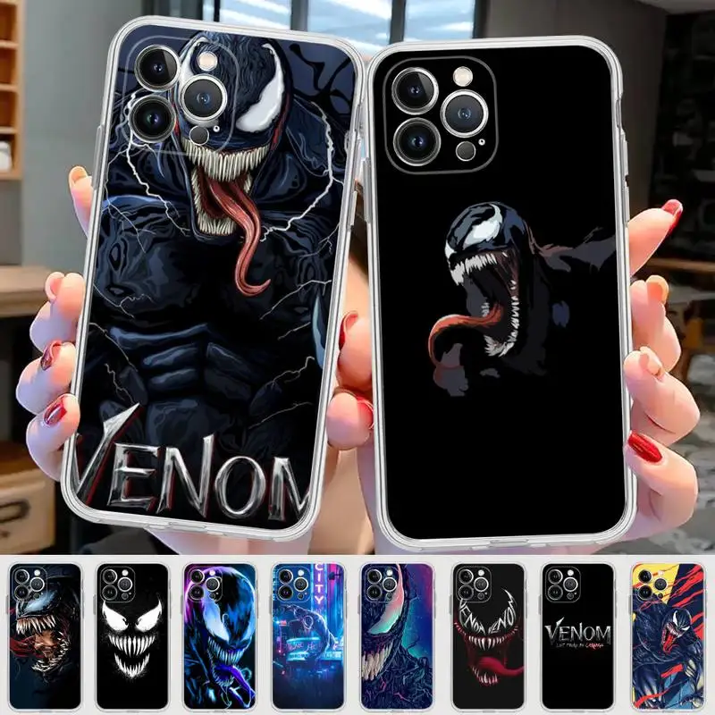 

Disney Venom Let There Be Carnage Phone Case For iPhone 14 11 12 13 Mini Pro XS Max Cover 6 7 8 Plus X XR SE 2020 Funda Shell