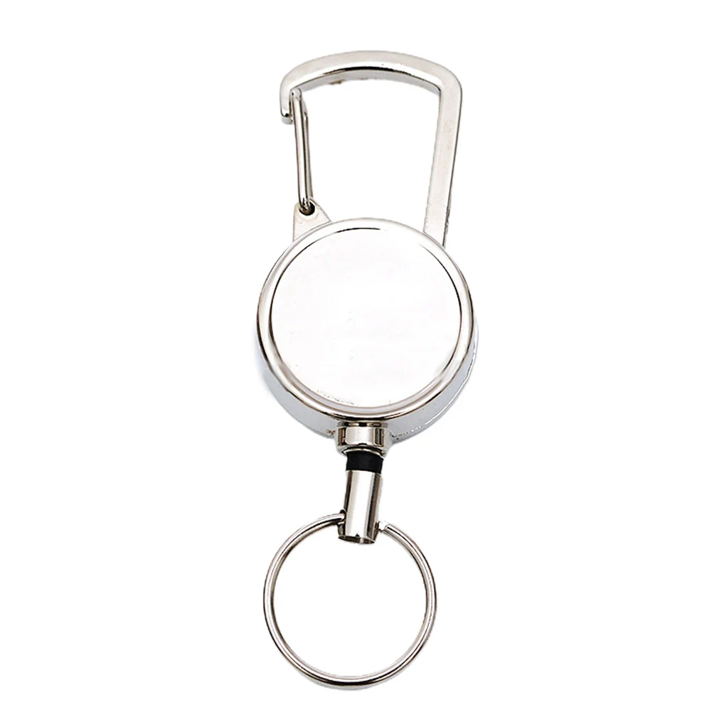 

Backpack Clip Carabiner Keychain Outdoor 80*25mm Belt Hoop Easy-pull High Quality Lock Tool For Hiking Camping
