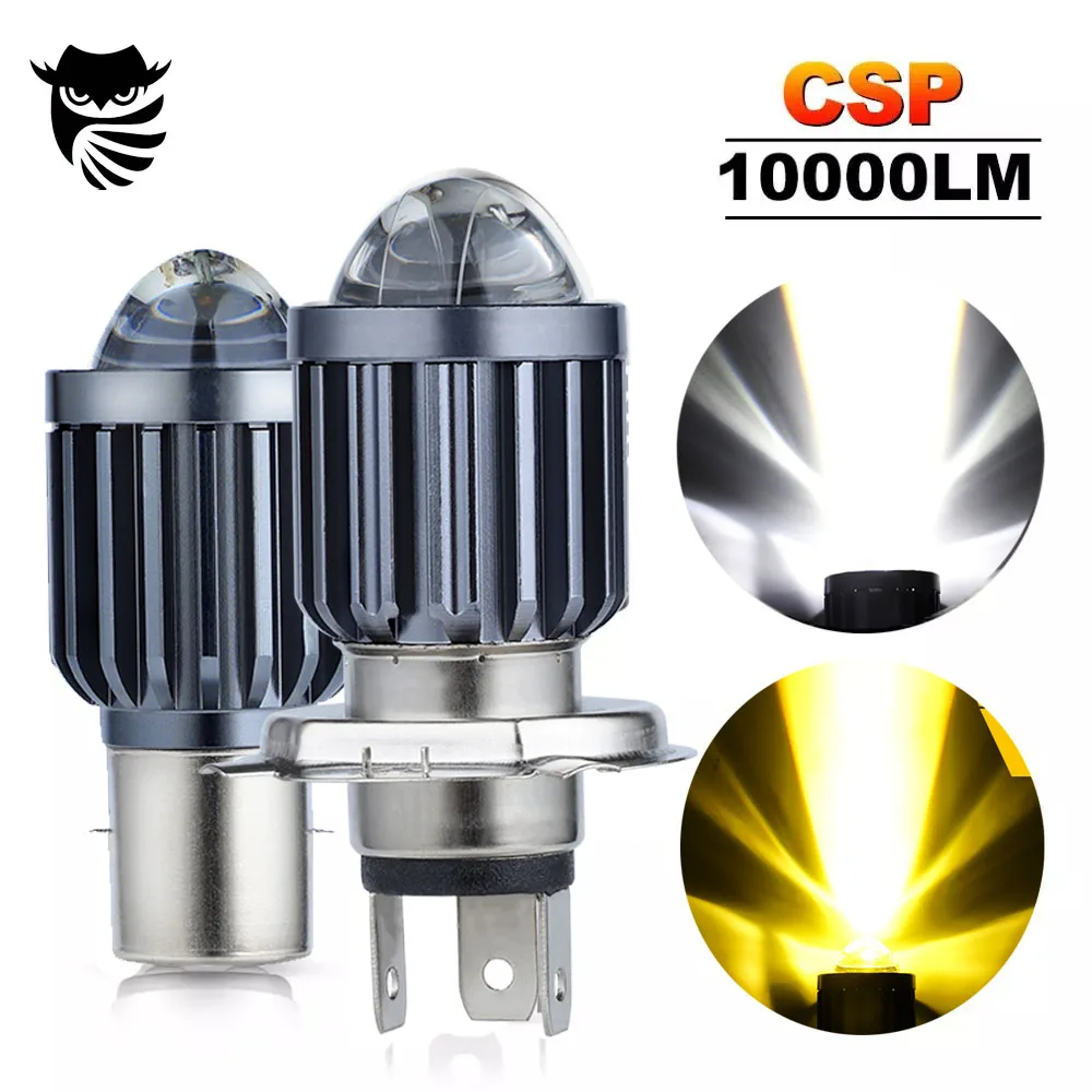 

1 шт., светодиодсветодиодный лампы для мотоциклетных фар, 10000 лм