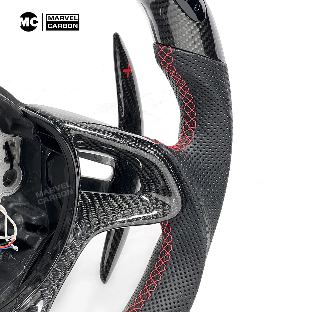 Светодиодный дисплей на руль из углеродного волокна совместимый с McLaren 720S 520S