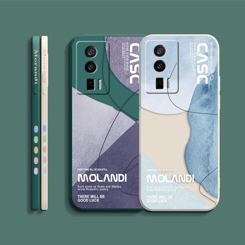 Case For Redmi K60E K60 K50 K40S K40 K30 K20 12C 10C 9A 9 8 10X 10A 10 Pro 4G 5G Gaming Case Fundas Cqoues Shell Morandi Colors