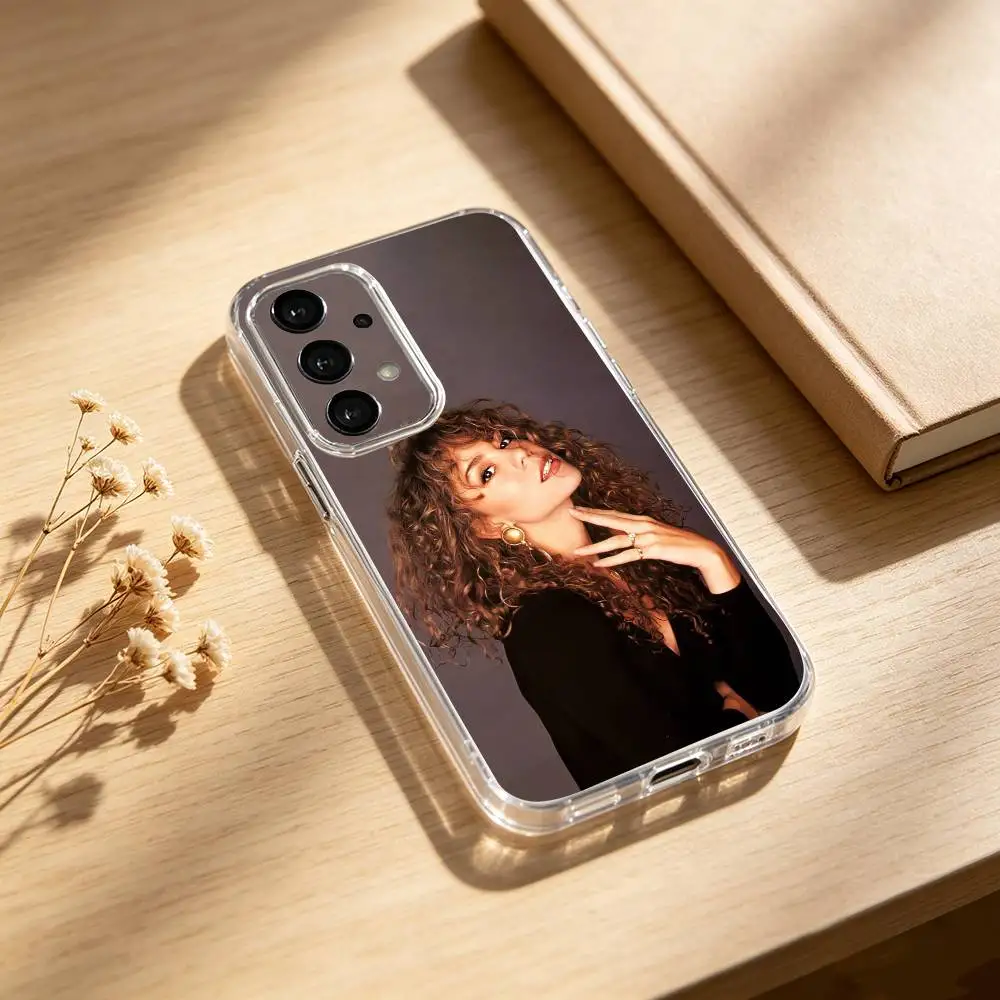 Фото Чехол для телефона M-Mariah Carey для Samsung S25, 24, 21, 22, 23, 30, Ultra, 20, Plus, Fe, Lite, Note, прозрачный №2