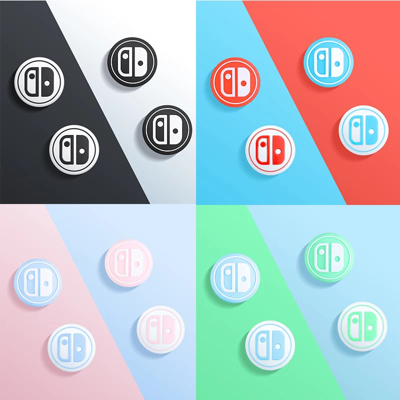 

Switch OLED Ghost Thumb Grip Cap Joycon Controller Joystick Cover Game Handle Protective Case For Nintendo Switch Accessories