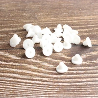 100pcs brief paragraph ear plug diy fashion men and women earrings and accessories