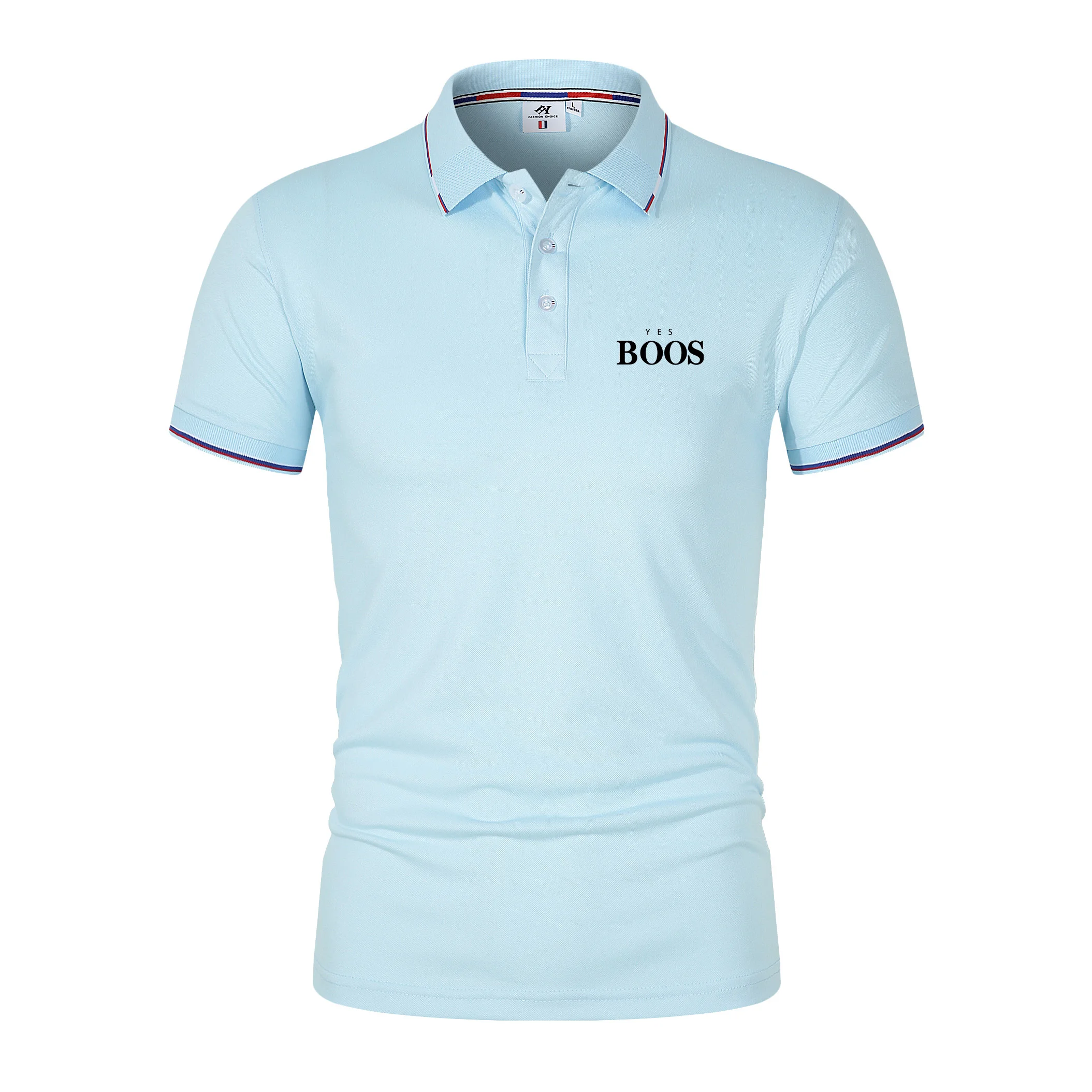 

Summer Men's Clothing Cotton Polo Shirt Autumn Business Casual Golf Wear Lapel Collar T-shirt Man Brand Luxury Short Sleeve Tee