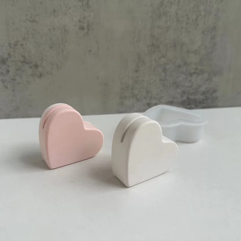 

Любовь, деловой телефон, держатель для Note, силиконовая форма, гипсовое украшение, удобный зажим, украшение, полимерная форма