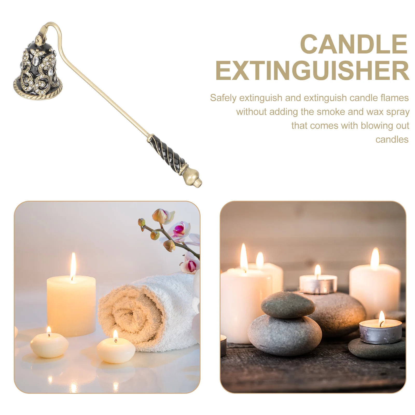 Огнетушитель керамический держатель инструмент металлический фитиль нюхатель