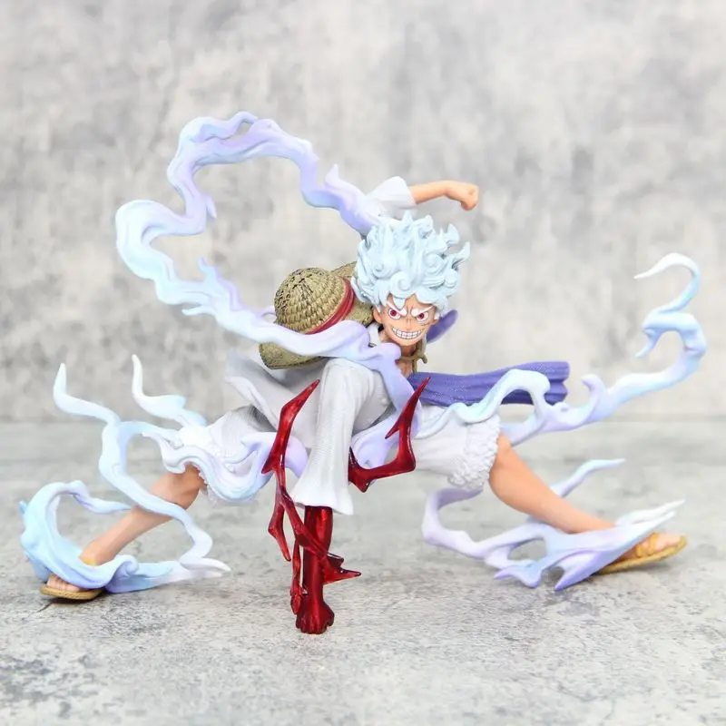 

One Piece Anime Figures Nika Luffy Gear 5th Action Figure Gear 5 Sun God Pvc Figurine Gk Statue Model Decoration Doll Toys