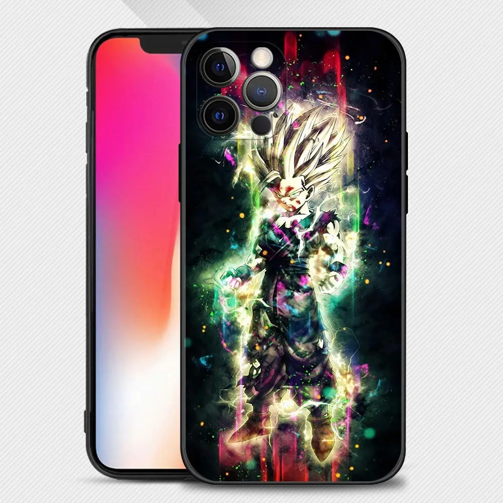 Чехол для Apple iPhone 13 12 11 Pro Max Mini XS XR X 7 8 6 6S Plus 5 цветов 2020 чехол с аниме Драконий жемчуг