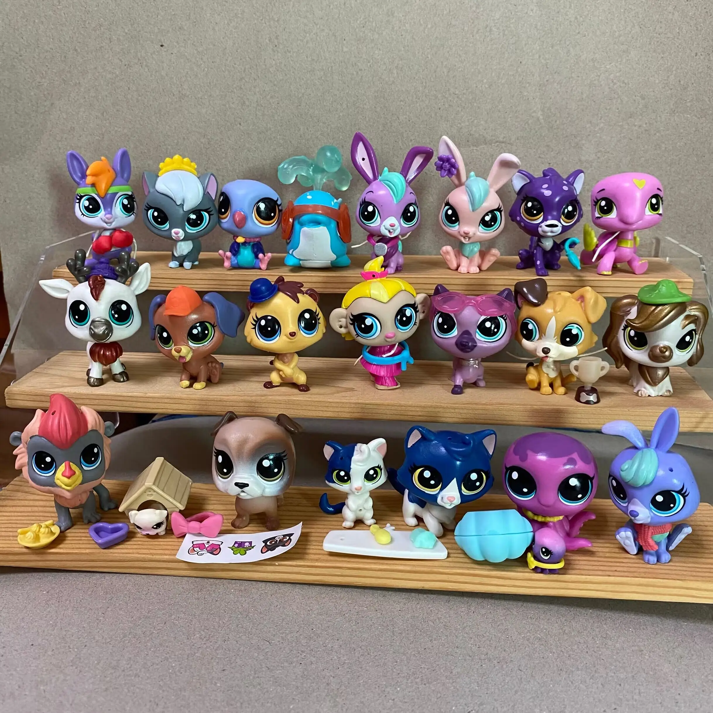 

Random LOT OF 5PCS Pick Different 2 INCH Littlest pet shop LPS Cute Animals Christmas gift