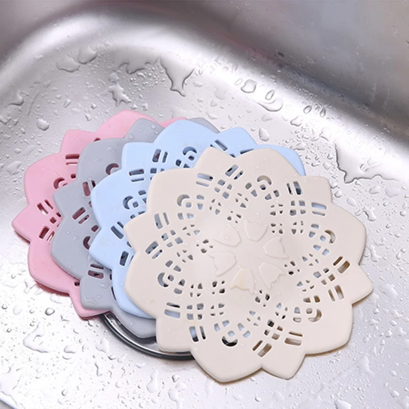 

3 Pcs Sink Drain Filter Soft Hair Catcher Sewer Filter Drain Stopper Universal