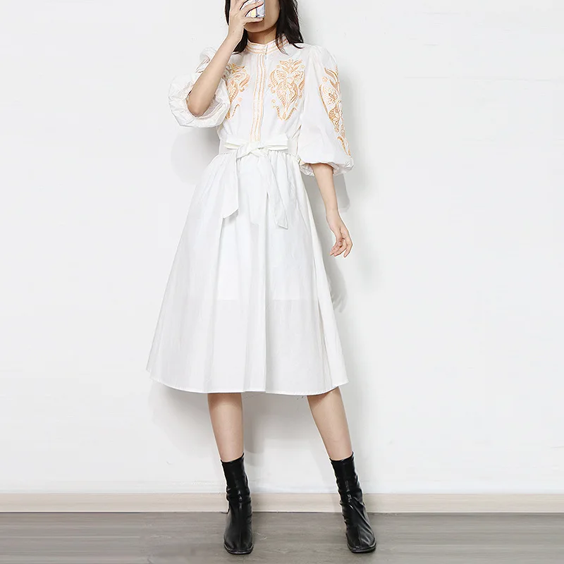 

Elegant Dresses For Women 2022 Summer Female Luxury Designer Festival Clothing High Quality Fashion Brand Birthday Party Outfits