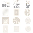 2022 цветок Горячая фольга металлические режущие штампы трафареты для Diy скрапбукинга альбома фотография новые тисненые штампы