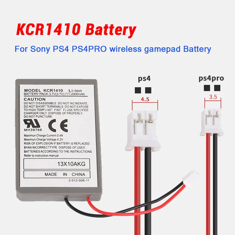 Аккумулятор игрового контроллера KCR1410 для Sony PS4 PS4Pro CUH-ZCT1E CUH-ZCT1H PS4Slim CUH-ZCT2 сменные