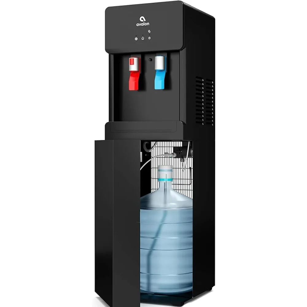 

Touchless Bottom Loading Cooler Dispenser-Hot & Cold Water Innovative Slim Design Child Safety Lock Holds 3 or 5 Gallon Bottles