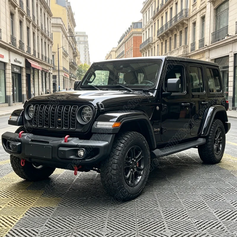 Фото Для Jeep Wrangler JL Gladiator JT JL1300 2018-2024: Передний бампер, воздухозаборник, решетка радиатора, комплект обвеса кузова №4