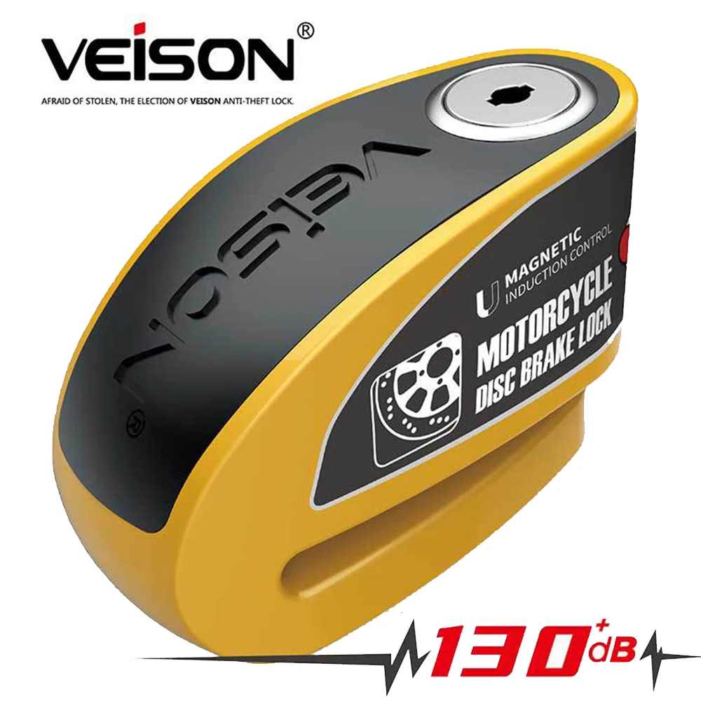 

Водонепроницаемый замок сигнализации для мотоцикла, велосипедный дисковый замок, предупреждение, 130 дБ, защита от кражи, ротор тормоза, навесной замок, замок дискового тормоза