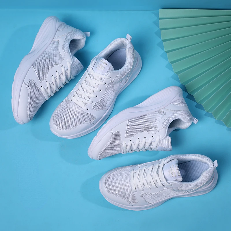 Men Women Running Sneakers Cushioning Comfortable Sport Shoes Casual Breathable Non-Slip Jogging Sneakers Lightweight Durable