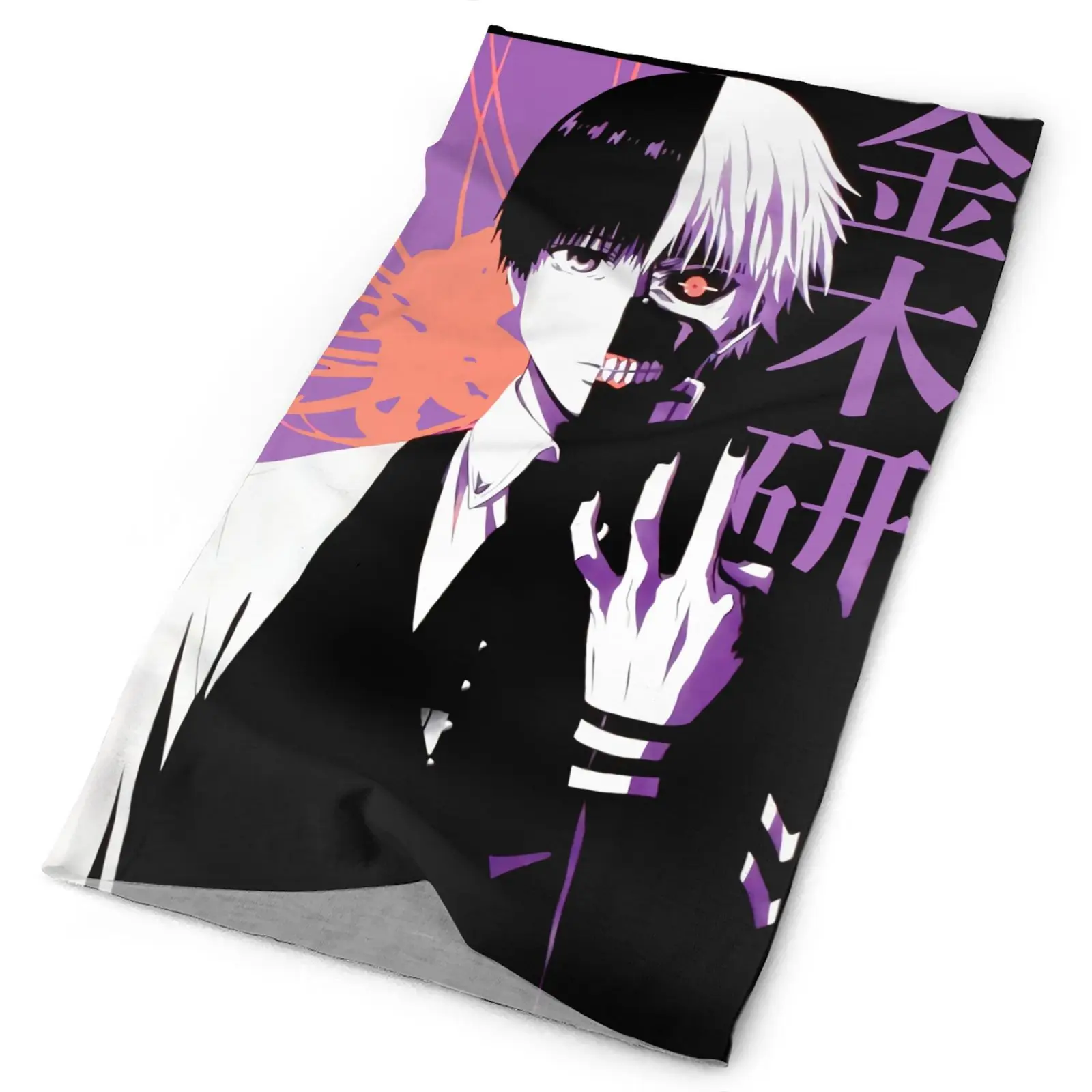 

Токийский Гуль канеки раздельная Мужская Бандана Шарф Аниме Buff на шею Мультикам шарф Мужская Балаклава для походов искусственный лыж