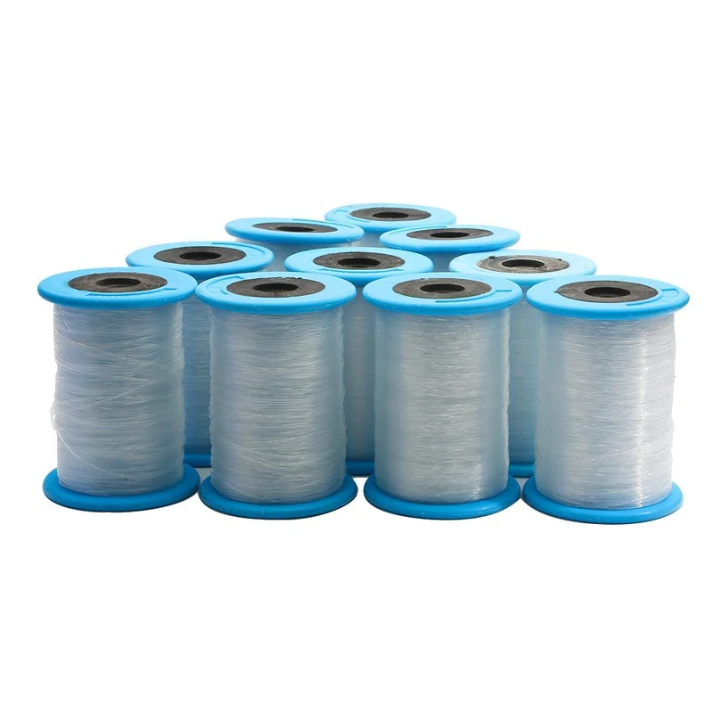 0.2-1.0mm Transparent Crystal Cord Large Roll Non Elastic Fishing Rope Handmade DIY Beaded Ring Jewelry Accessories