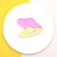 straw hat shape silicone cake decoration tools candy chocolate mold pastry baking tools sugarcraft soap candle resin clay molds