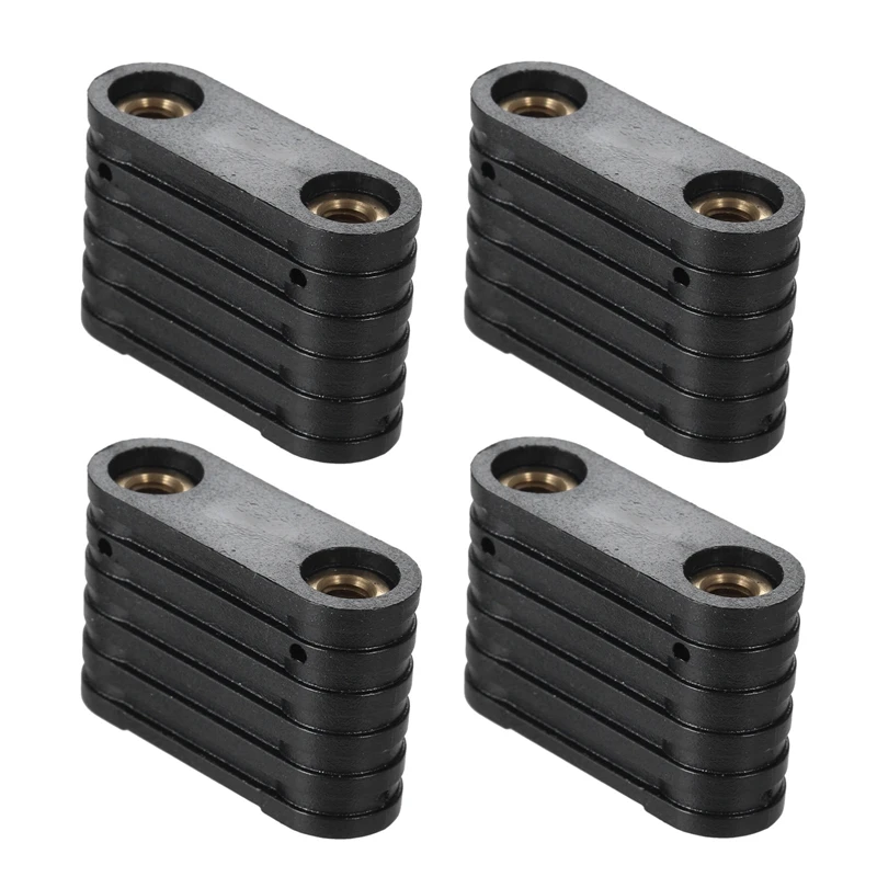 

4Pcs Windsurfing 2-Hole Footstrap Insert Surfboard Windsurf Board Footstrap Replacement Kits