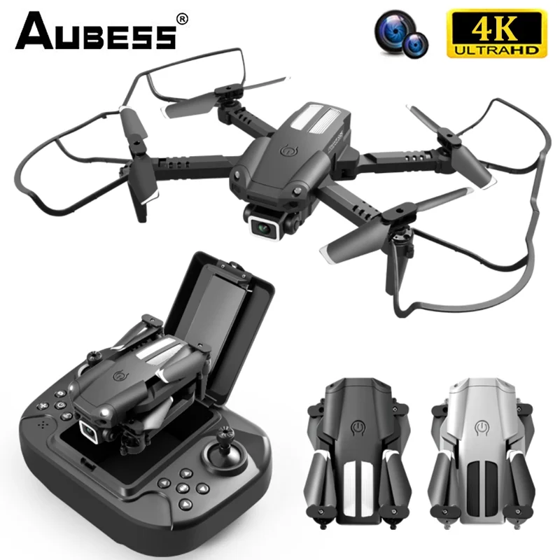 

Квадрокоптер Aubess S95 складной с двойной камерой 4k HD, Wi-Fi, FPV
