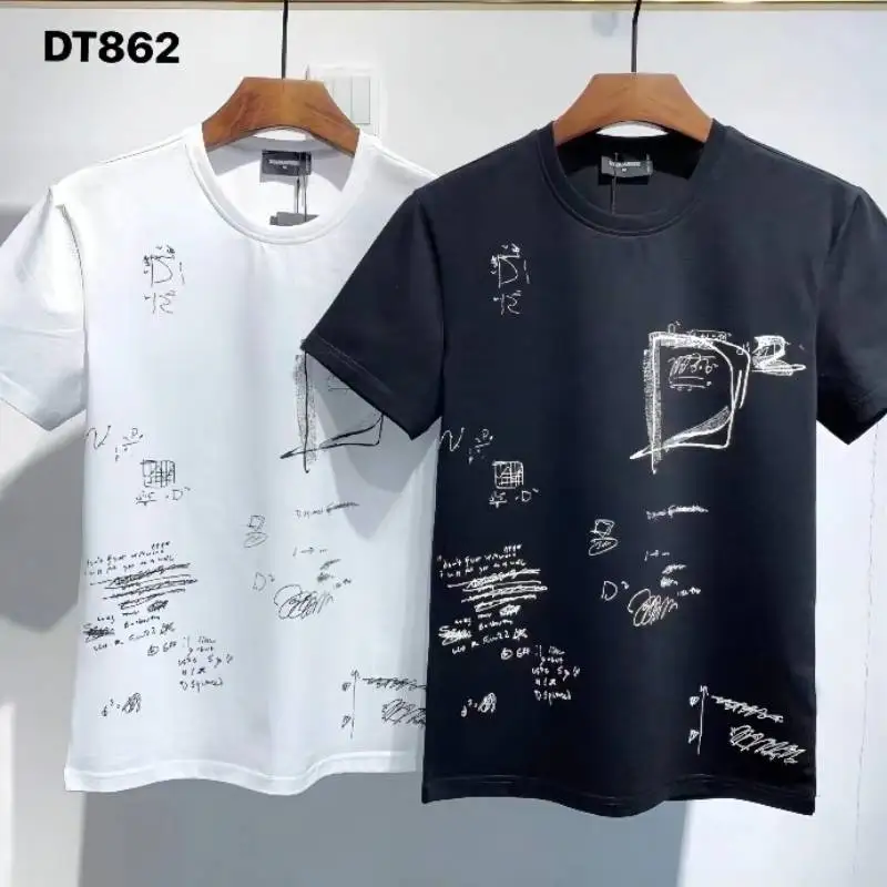 

Dsquared2 Summer street women/menT-shirt casual short-sleeved men's T-shirt fashion cotton DT862#