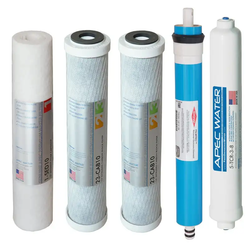 

Fast Flow Complete Replacement Filter Set FILTER-MAX45-38 for 50 Reverse Osmosis System with Upgraded 3/8