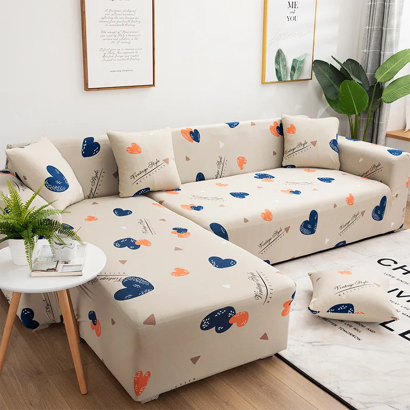 

Modern Printing Elastic Sofa Cover for Living Room All Inclusive Stretch L Shaped Cover Armchairs Cover Big Sofas Funda Sofá