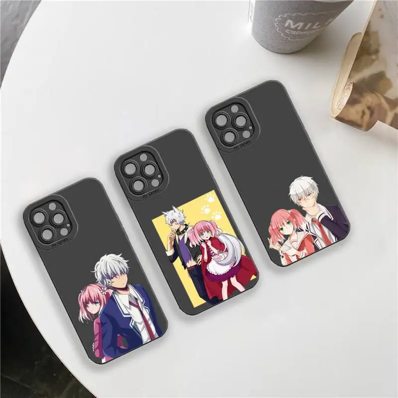 

Munou na Nana anime Phone Case For iPhone 13 12 11 Pro MAX Mini X XS XR 7 8 Plus Camera Lens Liquid Silicone