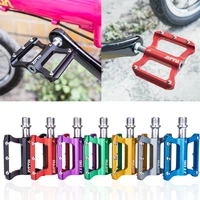 2 pcs universal strong bicycle pedals with anti skid pins mtb bearing non slip pedal flat bike repair modification parts