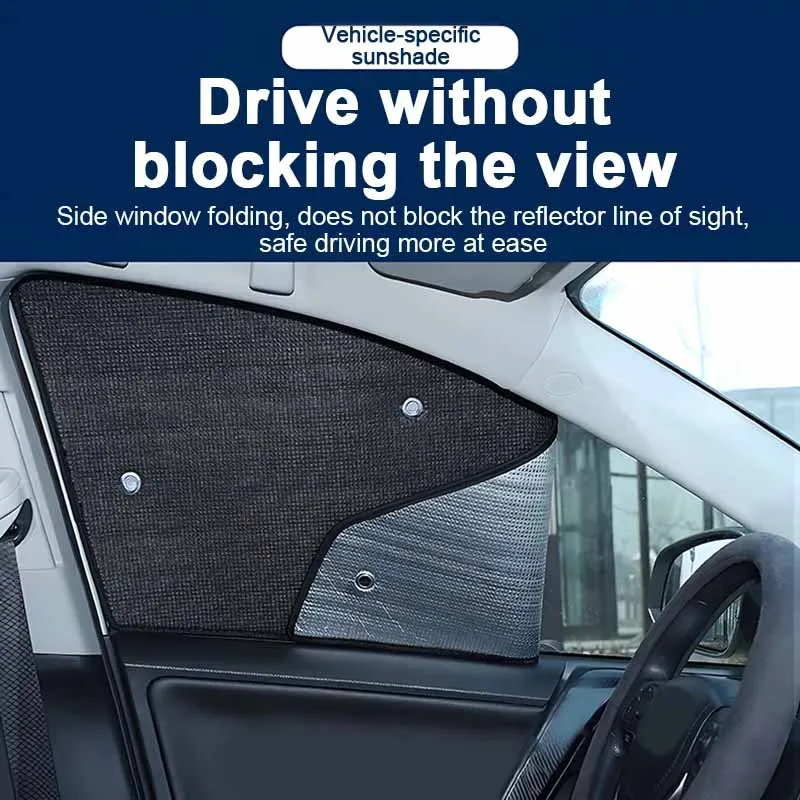 Фото Полностью закрывающие солнцезащитные шторки для Toyota Land Cruiser Prado J150, аксессуары для FJ150 LC150 2010~2023, козырьки на лобовое стекло и боковые окна. №1