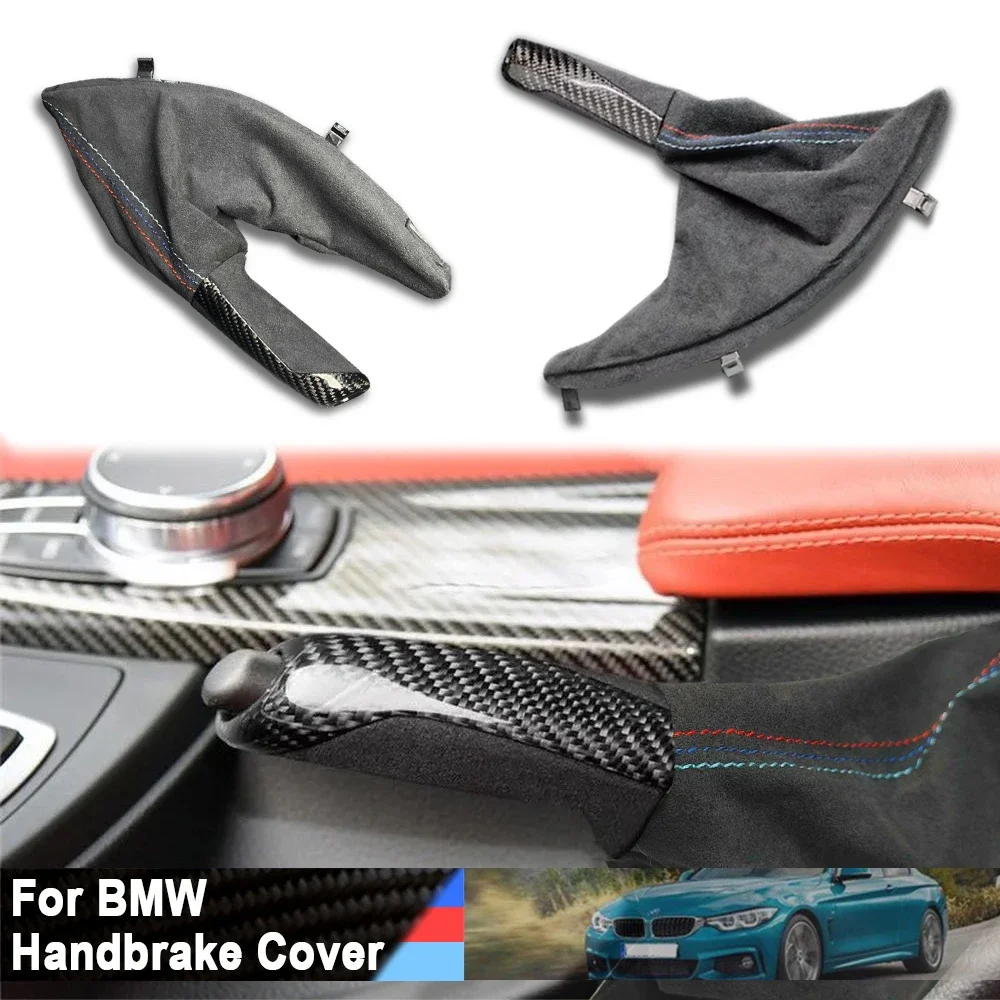 LHD для BMW 3/4 серии F30 F31 F34 F32 F33 F36 M3 M4 F80 F82 F83 реальное углеродное волокно Алькантара