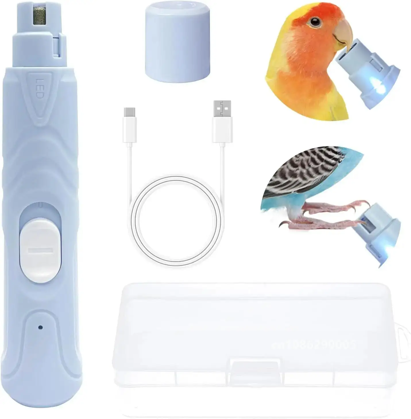 Шлифовальная машинка для ногтей птиц шлифовальная клюва глушиная пилочка