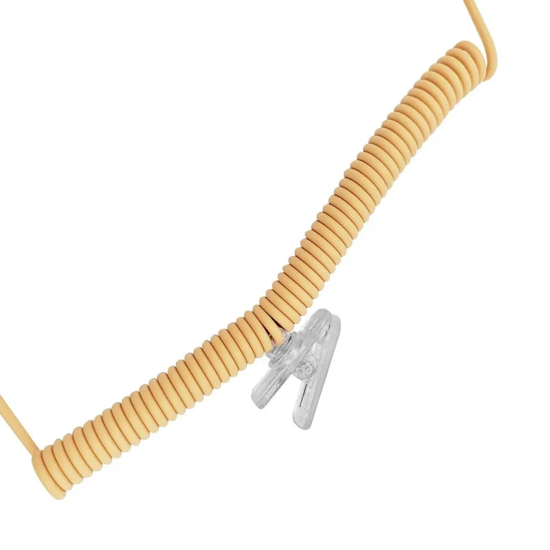 RISENKE 3.5mm Only Surveillance Headset Acoustic Tube Radio Walkie Talkie Accessories Earpiece for Two-Way Radio （2 Packs）