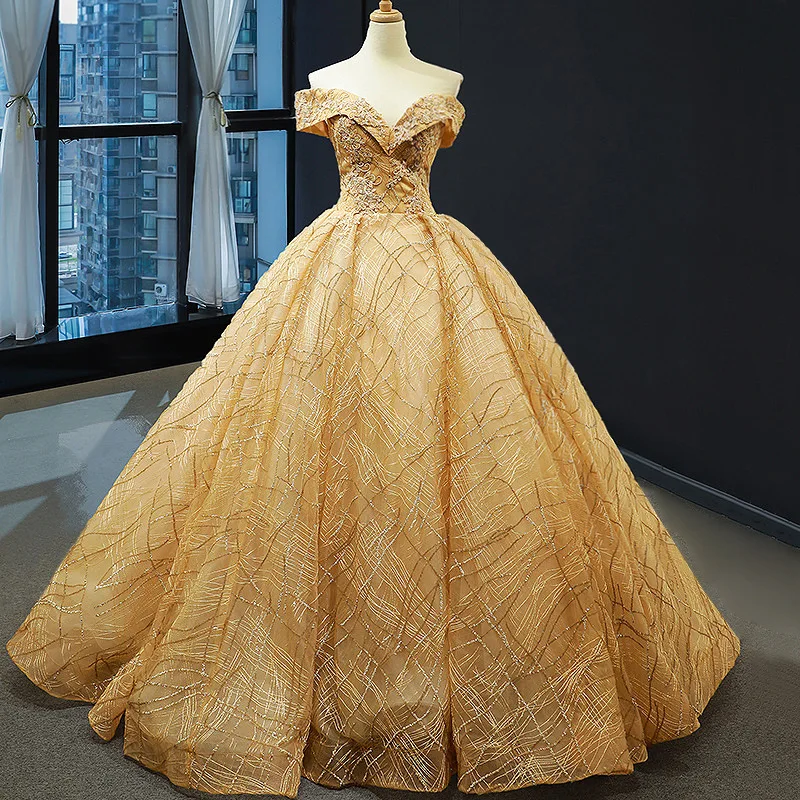 

Jancember Formal Pengpeng Gown 2023 Sleeveless Embroidery Bride Dinner Ball Art Exam Performance Quinceanera Dress HQ003