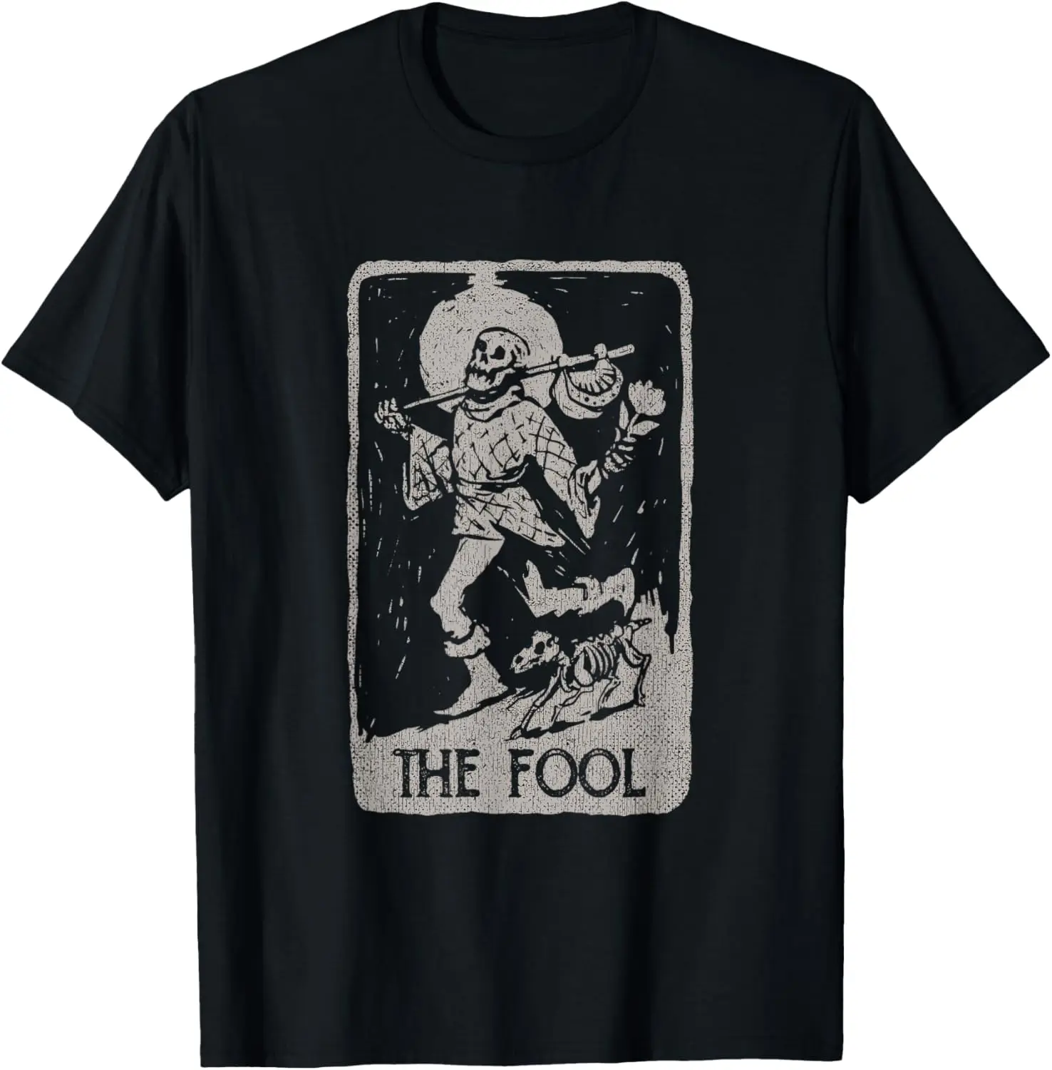 Наряд для карт Таро футболка шута сатанинского оккультного дурака