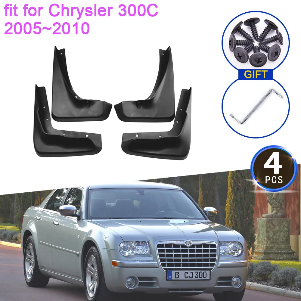 

Брызговики для Chrysler 300C 300 C 2005 ~ 2010 Аксессуары 2006 2007 2008 2009 Брызговики передние и задние колеса Fender Splash Car Stying