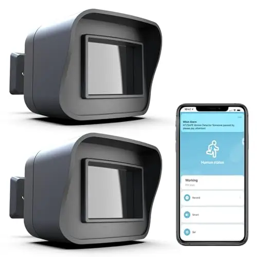 

HTZSAFE умный датчик движения-WiFi детектор движения-умный наружный дом безопасности-устойчивость к атмосферным воздействиям-дистанционное приложение уведомления