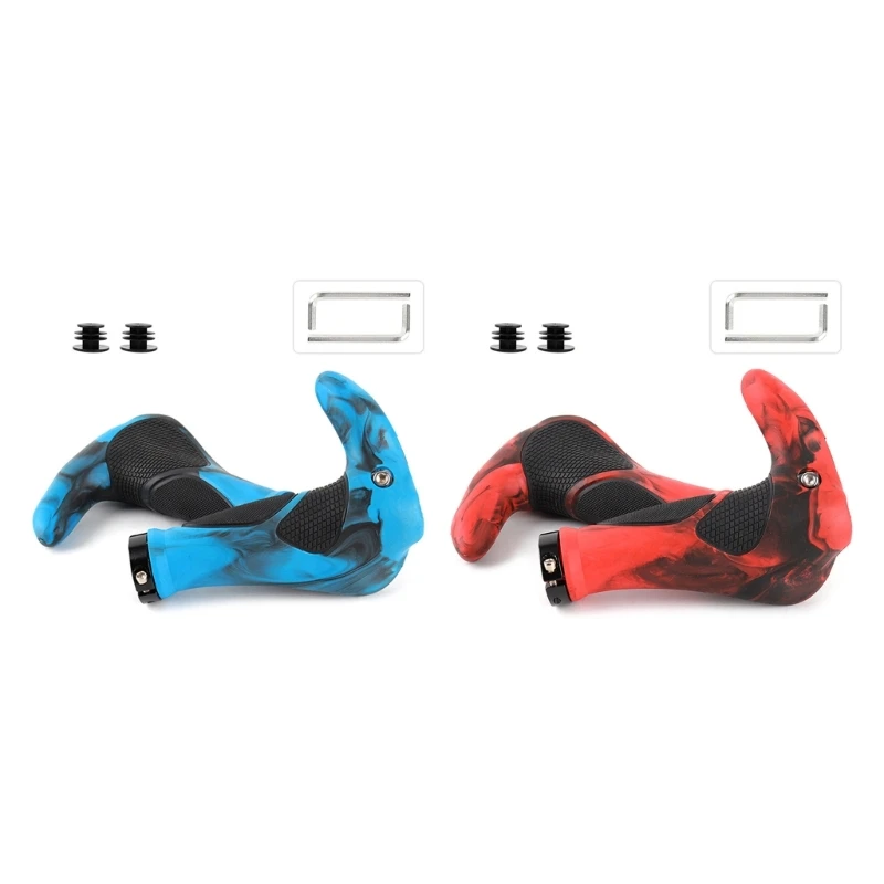 

Nonslip Comfort Mountain Bike Grips Shock Absorbing Cycling Handlebar Grips NEW