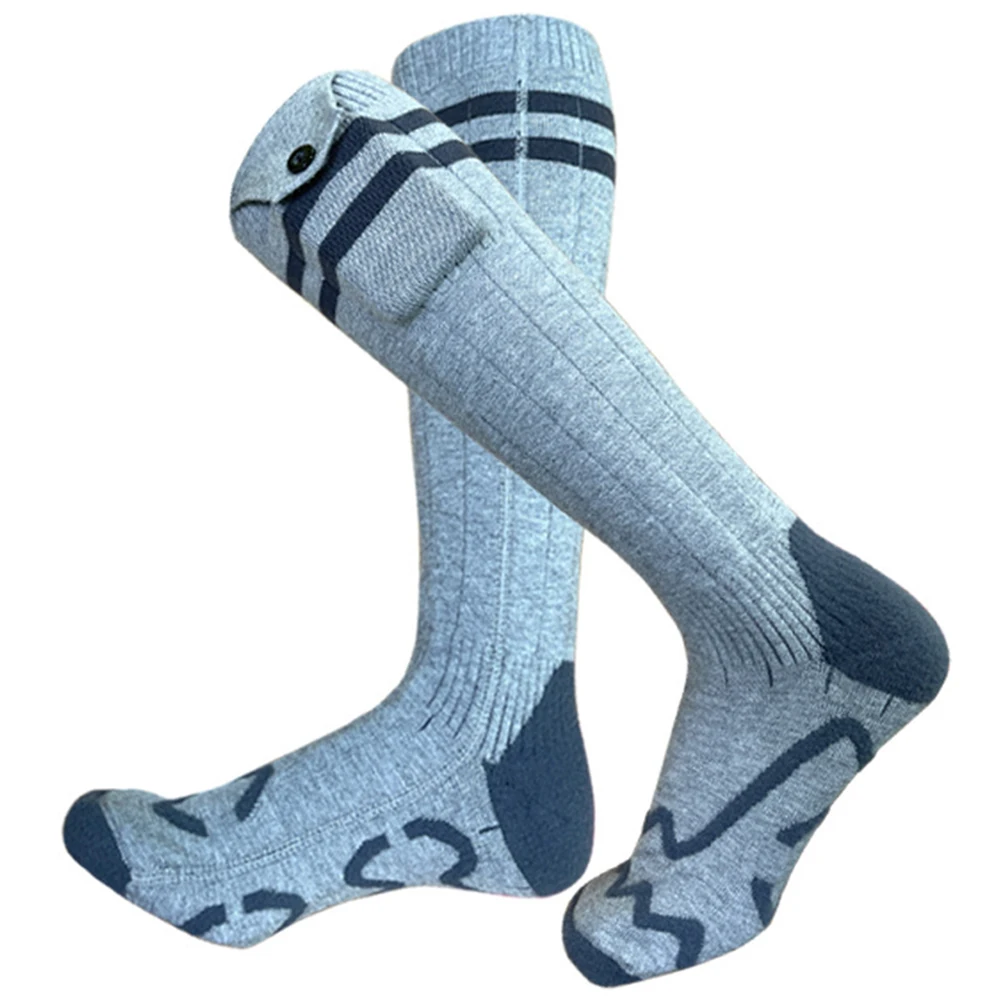 Носки с электрическим подогревом зимние термоноски моющиеся уличные лыжные