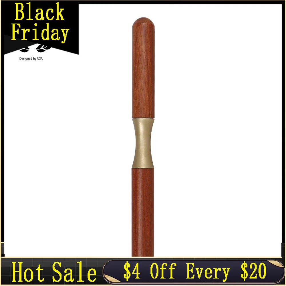 

M MBAT Mahogany Handle Pressure Stick,Saxophone Trumpet Trombone Etc Sheet Metal Repair Tool Brass Wind Instrument Accessories
