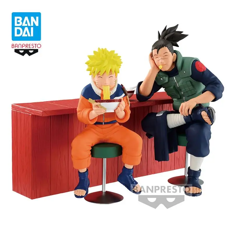В наличии оригинальные Bandai Banpresto Naruto Umino Iruka Uzumaki ПВХ аниме фигурки модель игрушки